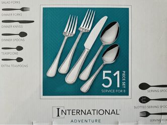 Silverware 51 Piece Set