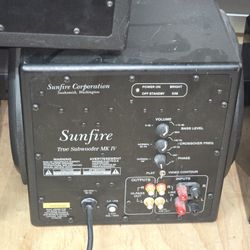 Active Dual 10" Sunfire True Subwoofer MK IV