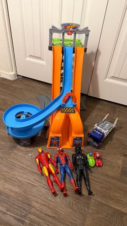 Kids toys Hot Wheels, cars, marvel