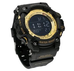Activa Sync X Invicta Men's 50mm Digital Sport Watch Black Gold ACW8046-003 NIB