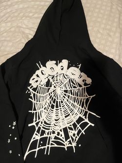 Sp5der Hoodie OG Web Black (not free dm for offers)