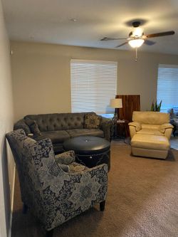 Ashley's Cobblestone Sofa/Accent Chair
