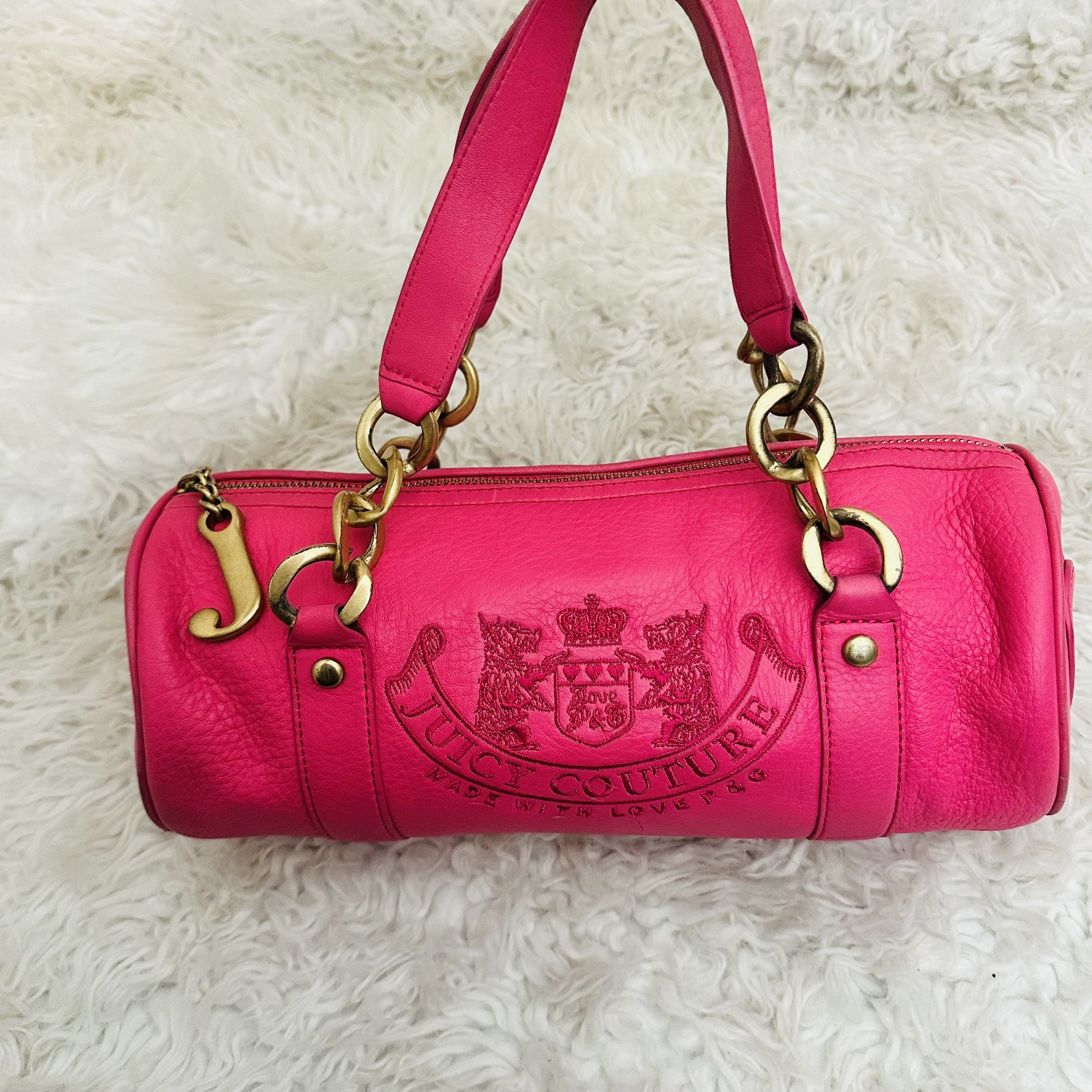Vintage Juicy couture pink round Purse