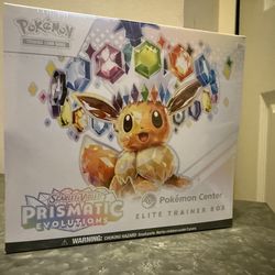 Pokemon Center Prismatic Eevee ETB