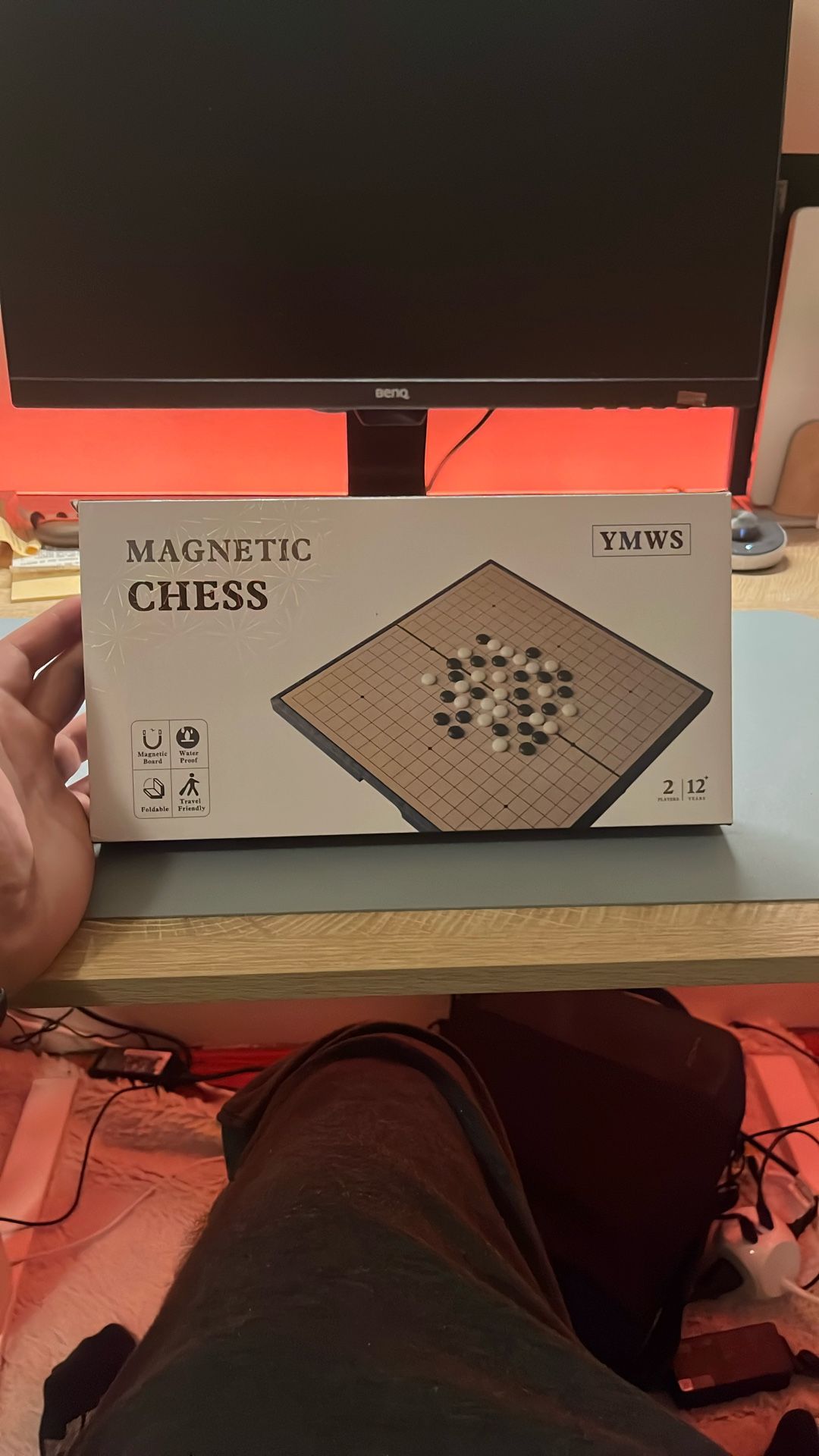 YMWS Magnetic Go / Weiqi / Baduk Set (Foldable Travel Game)