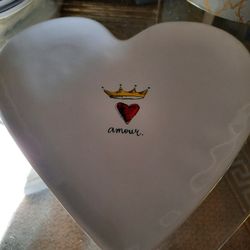 Rae Dunn HEART plates