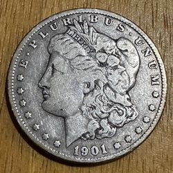 Morgan Silver Dollar 1901,New Orlean Mint Mark
