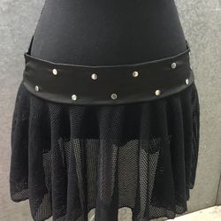 Black Fishnet Skirt 