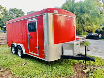 Good Condition Enclosed Trailer / Toy Hauler / 2006/ Loaded and Built Durable Paid $10,499 New