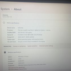 MSI KATANA GF66 11UE 64GB RAM SSD 1TB Gaming Laptop Computer Intel Core i7-11800H *READ DESCRIPTION*