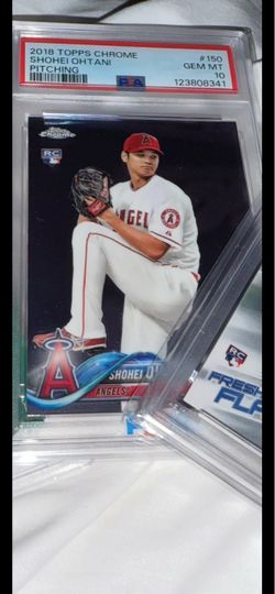 2018 TOPPS CHROME #150 SHOHEI OHTANI ROOKIE RC PSA 10