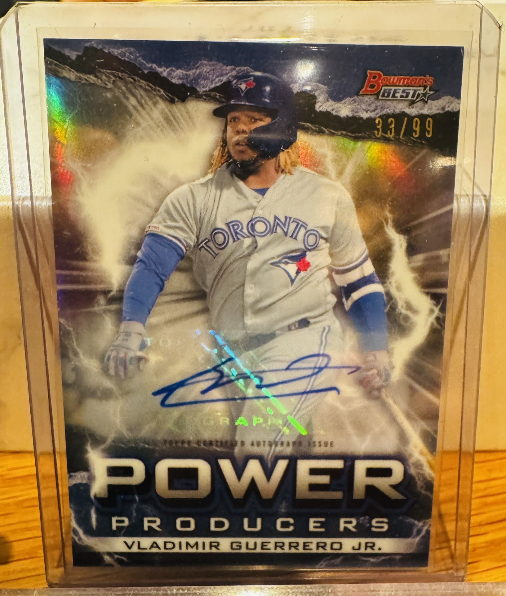 Vladdy Guerrero Jr Bowman Best Auto