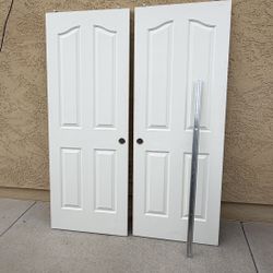 Bypass Closet Doors for 60” x 80” opening