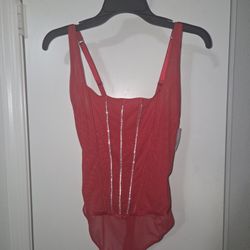 New Red Lingerie Size Large 