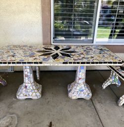 Tile Patio Table
