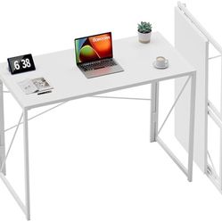 New Small White Computer Desk