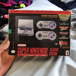 SuperNES Classic Edition System Mini for SNES, Pre Loaded/modded