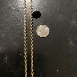 10k 20” Rope Chain (Hollow)