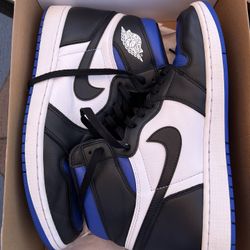 Jordan 1 High Royal Toe Size 13 Used Game royal Black White (contact info removed)41