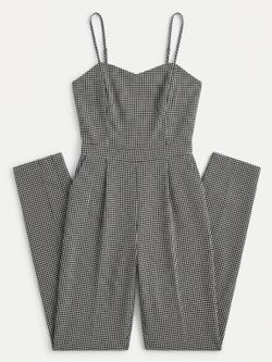 Forever 21 gingham jumpsuit, size M