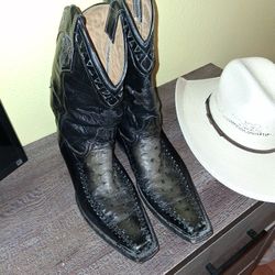 Botas GENUINAS DE AVESTRUZ  Size 11