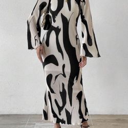 Mermaid Hem Dress Maxi