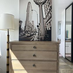 Picture, Dresser, Lamp