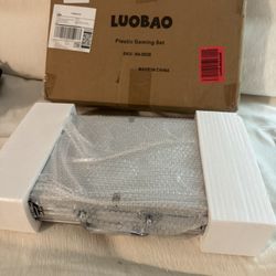 300Pcs Poker Chips Set for Texas Holdem,Blackjack,Professional Poker Kit with Aluminum Case,2 Decks Cards,Dealer,Big Small Blind Buttons and 5 Dice,11