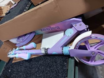 BELEEV V8 Scooters for Kids Ages 6+ with Light-Up Wheel & Stem & Deck, 2 Wheel Folding Scooter for Adults Teens, 4 Adjustable Height, Lightweight Spor