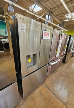 3 door French style refrigerator LG stainless steel