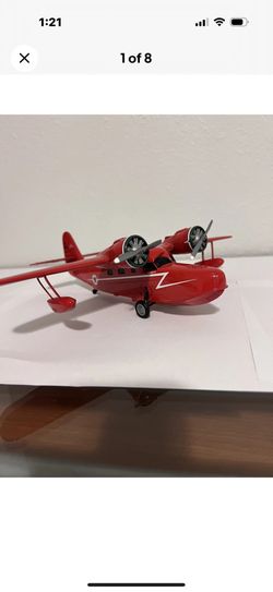 1940 Grumman Goose. Wings of TEXACO. diecast ERTL airplane Bank, Coin RARE