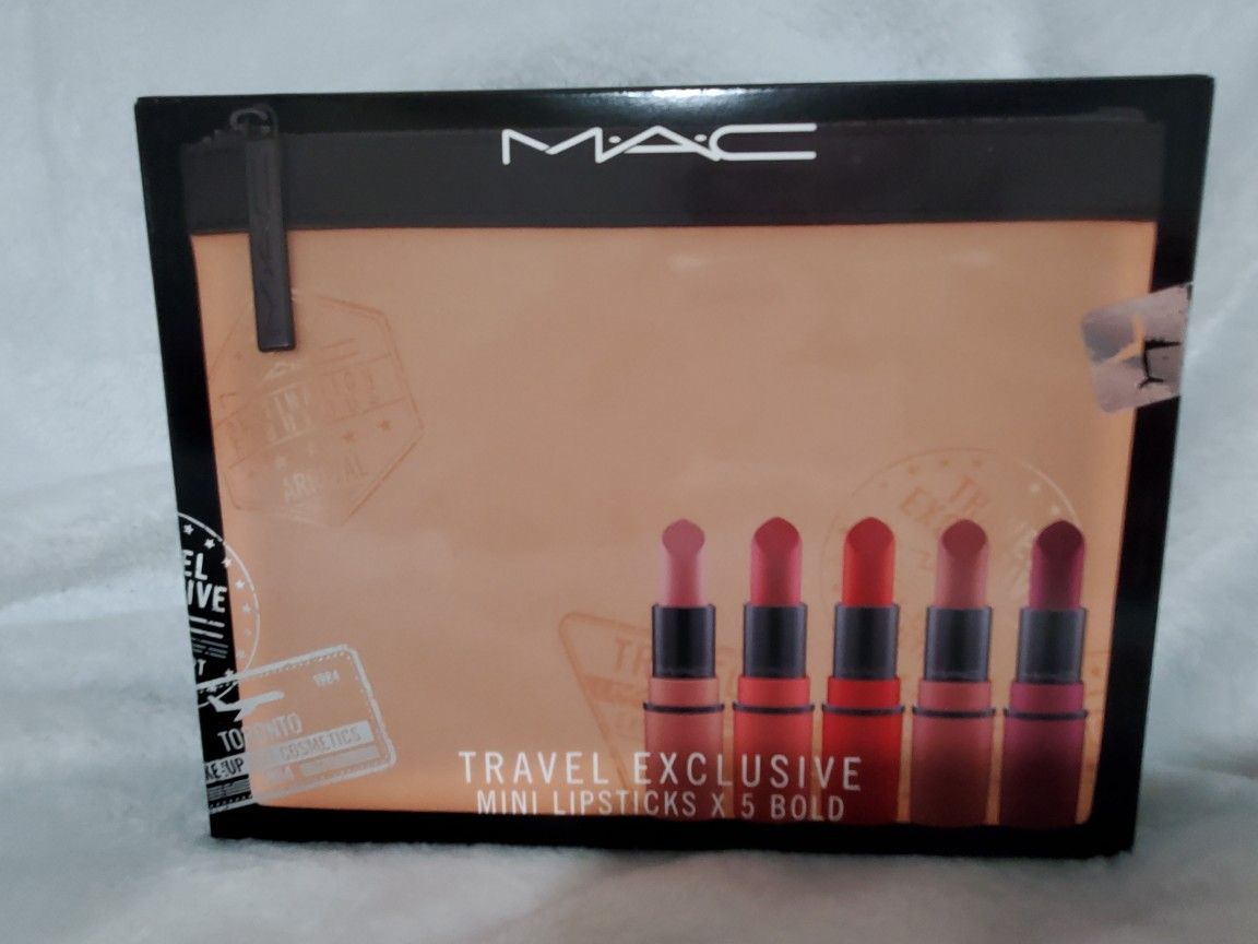 MAC Travel Exclusive 5 Bold Mini Lipsticks 