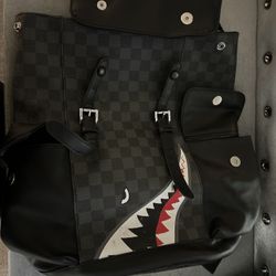 Leather Backpack Shark