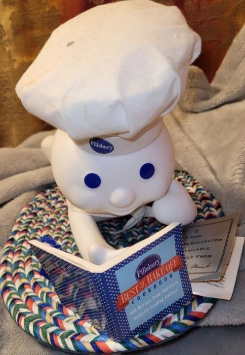 Pillsbury Doughboy Porcelain Doll "Recipe Time"