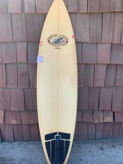6’8” Wayne Lynch Tri Fin Surfboard. $239- Shaped By Rusty. Good Condition.