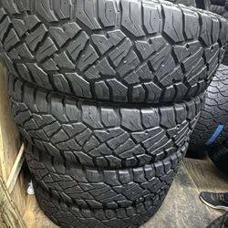 37 X 12.50 R20 Terramax Set of 4 Used