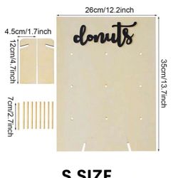 It Holds 9  Donut Storage Stand, Modern Letter Graphic Cake Stand For Party Cake Stand Cake Decorations Cupcake Stand Cake Decor Cake Holder Wedding