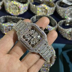 Moissanite Diamonds Cartier Skeleton 