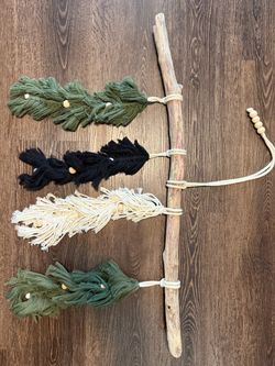 Set of 3 boho macramé