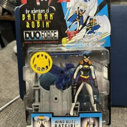 1997 Adventures Of Batman & Robin Wind Blitz Batgirl Action Figure 