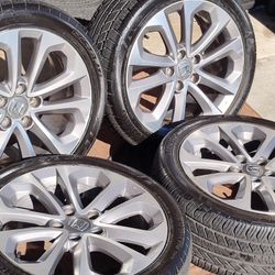 18" HONDA ACCORD WHEELS TIRES LIKE NEW