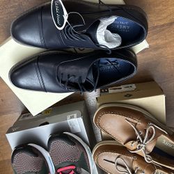 Men Shoes Adidas Sperry Perry Ellis Size 10.5 And 11 Brand New