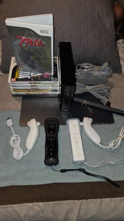 Nintendo Wii Zelda Bundle with 7 Games
