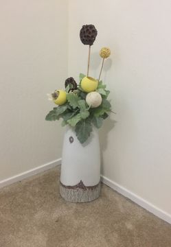 Flowers and vase
