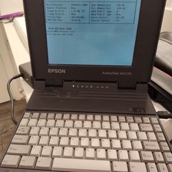 Vintage Epson Laptop ! In Perfect Condition Sale Sale !,