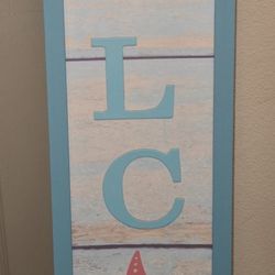 Beach Theme Door Entrance Sign 