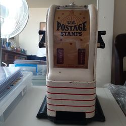 1930s US postage stamp machine porcelain authentic