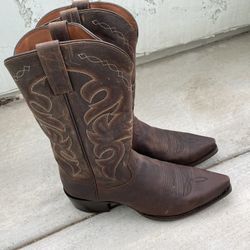 Dan Post Men’s Western Boots – Bay Apache – Snip Toe – Size 12D – Like New
