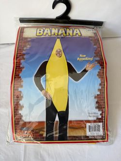 Rasta Imposta Lightweight Banana Hoodie Adult Unisex Halloween Costume in its Original Packaging (One Size Fits Most) with Maracas