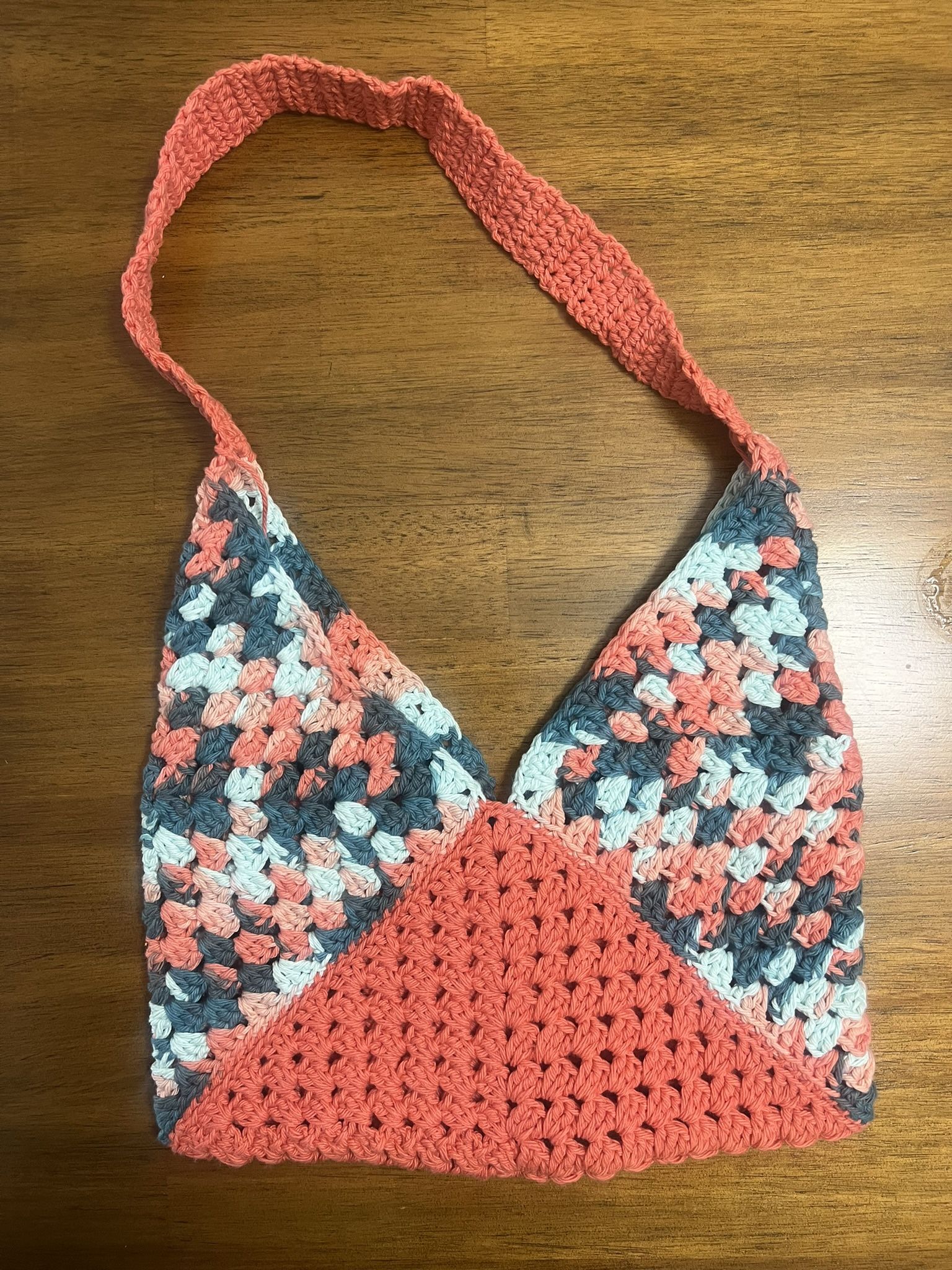 Crochet purse